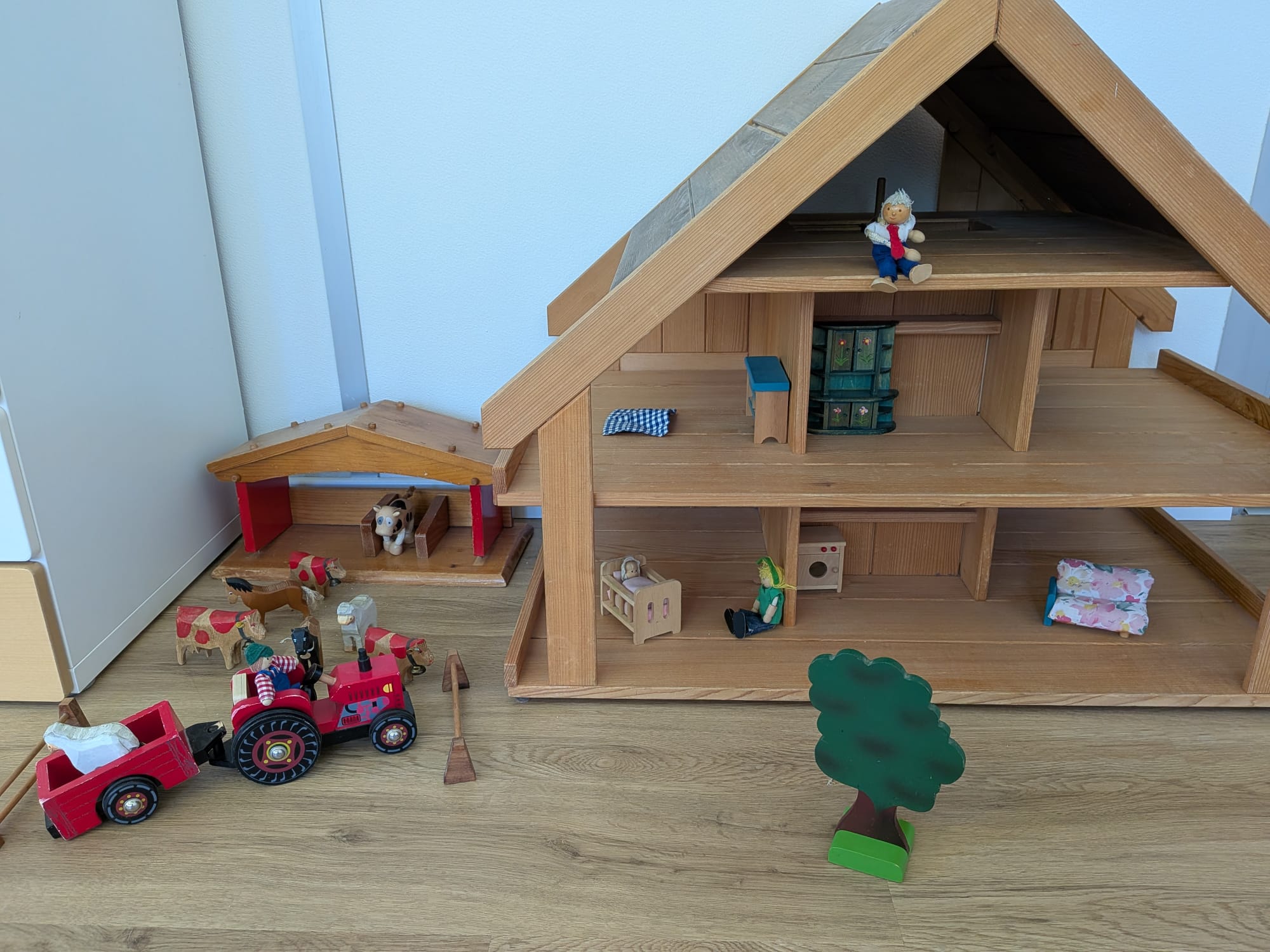 Puppenhaus zum Nachspielen
